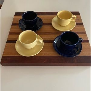 NFS not available Fiesta ware cups and saucers
